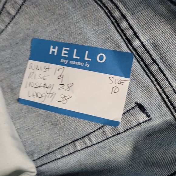 Michael Kors Size 10 Jeans Women Izzy Skinny denim button pockets zip - Picture 2 of 12